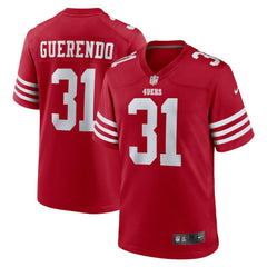San Francisco 49ers Nike Isaac Guerendo Game Jersey