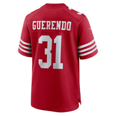 San Francisco 49ers Nike Isaac Guerendo Game Jersey