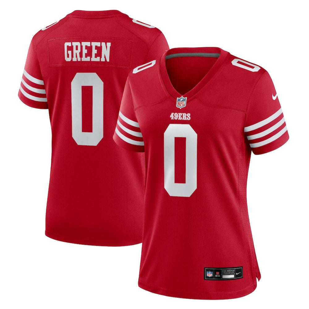 San Francisco 49ers Nike Renardo Green Women's Team Game Jersey