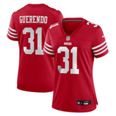 San Francisco 49ers Nike Isaac Guerendo Women's Team Game Jersey