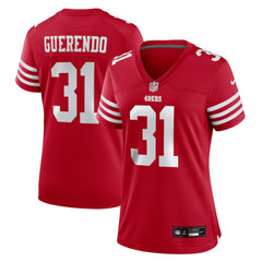 San Francisco 49ers Nike Isaac Guerendo Women's Team Game Jersey