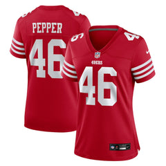 San Francisco 49ers Nike Taybor Pepper Women's Team Game Jersey