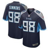 Tennessee Titans Nike Jeffery Simmons Game Jersey