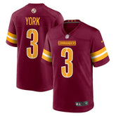 Washington Commanders Nike Cade York Game Jersey