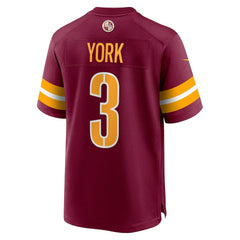 Washington Commanders Nike Cade York Game Jersey