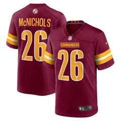 Washington Commanders Nike Jeremy McNichols Game Jersey