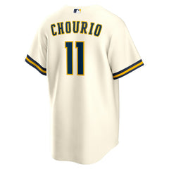Jackson Chourio Milwaukee Brewers Nike Home Replica Jersey | MLB For sale
