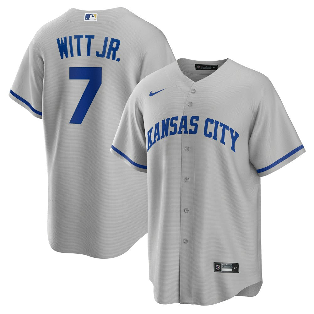 Bobby Witt Jr. Kansas City Royals Nike Road Replica Jersey | MLB Outlet
