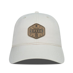 Seattle Kraken Men's Levelwear Faux Leather Patch Unstructured Adjustable Hat For Sale