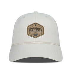 Buffalo Sabres Men's Levelwear Faux Leather Patch Unstructured Adjustable Hat Outlet