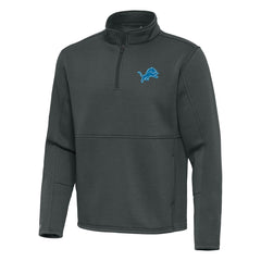 Detroit Lions Antigua Twist Quarter-Zip Pullover Jacket