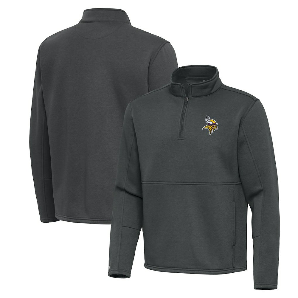 Minnesota Vikings Antigua Twist Quarter-Zip Pullover Jacket