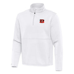 Cincinnati Bengals Antigua Twist Quarter-Zip Pullover Jacket