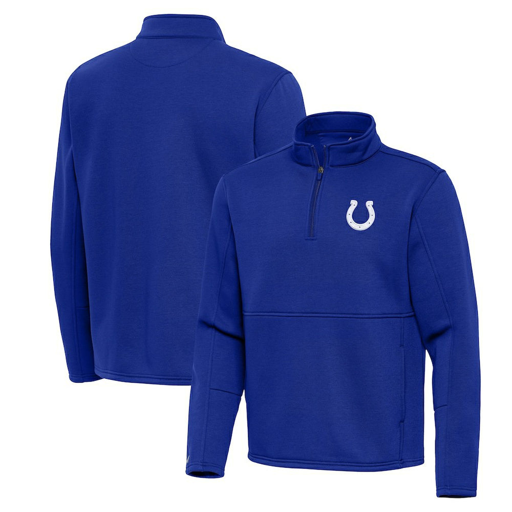Indianapolis Colts Antigua Twist Quarter-Zip Pullover Jacket