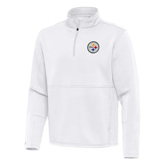 Pittsburgh Steelers Antigua Twist Quarter-Zip Pullover Jacket