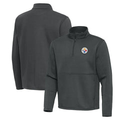 Pittsburgh Steelers Antigua Twist Quarter-Zip Pullover Jacket