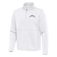 Los Angeles Chargers Antigua Twist Quarter-Zip Pullover Jacket