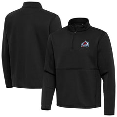 Colorado Avalanche Antigua Twist Quarter-Zip Pullover Jacket For Sale