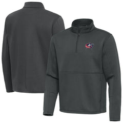 Columbus Blue Jackets Antigua Twist Quarter-Zip Pullover Jacket Sale
