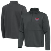 Montreal Canadiens Antigua Twist Quarter-Zip Pullover Jacket Sale