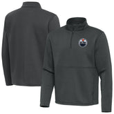 Edmonton Oilers Antigua Twist Quarter-Zip Pullover Jacket Discount