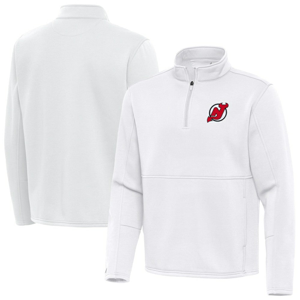 New Jersey Devils Antigua Twist Quarter-Zip Pullover Jacket For Sale