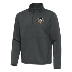 Pittsburgh Penguins Antigua Twist Quarter-Zip Pullover Jacket Discount