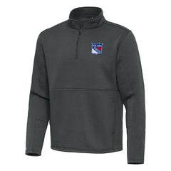 New York Rangers Antigua Twist Quarter-Zip Pullover Jacket Sale