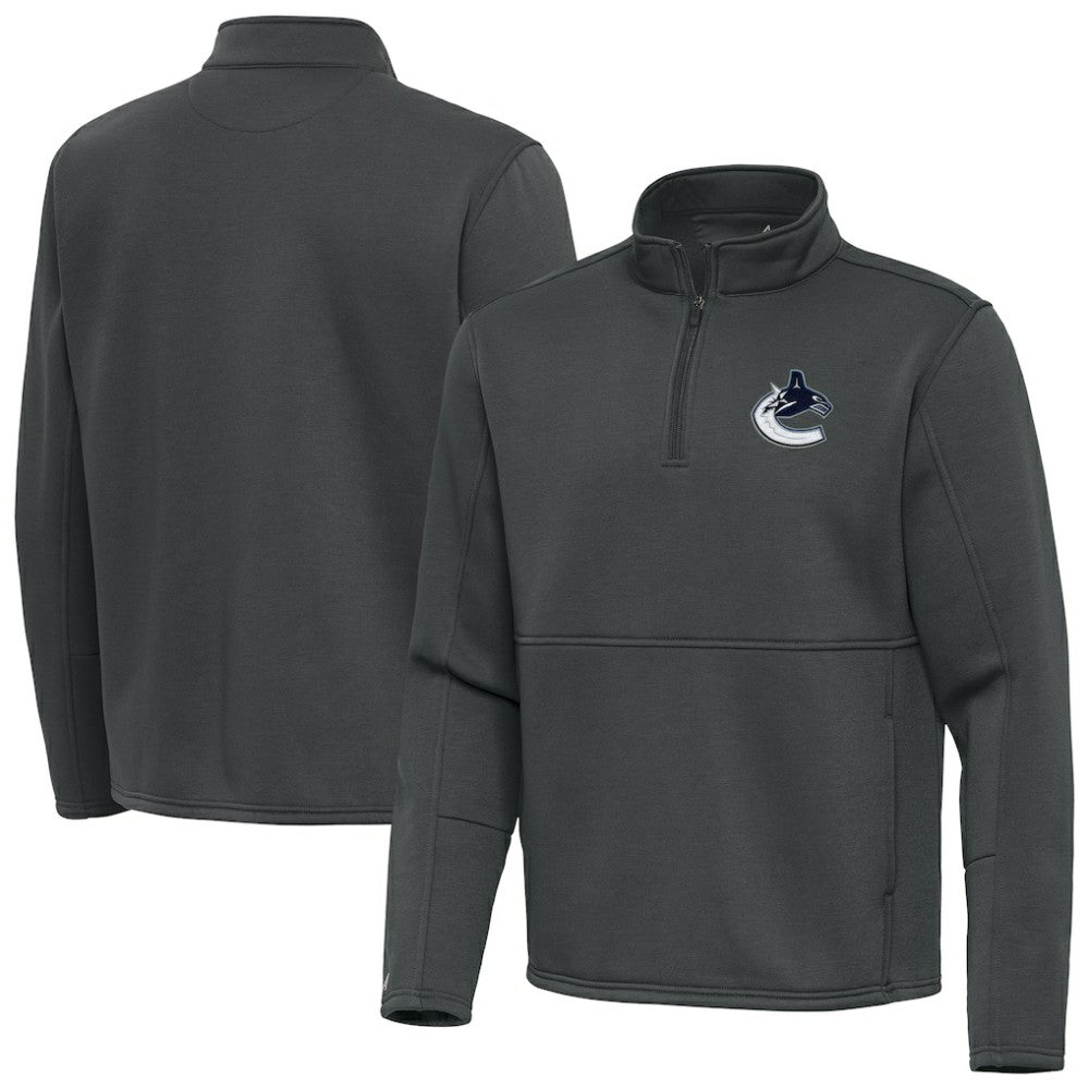 Vancouver Canucks Antigua Twist Quarter-Zip Pullover Jacket Sale