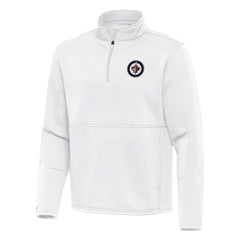 Winnipeg Jets Antigua Twist Quarter-Zip Pullover Jacket On Sale