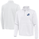 Tampa Bay Lightning Antigua Twist Quarter-Zip Pullover Jacket On Sale