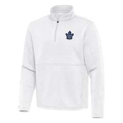 Toronto Maple Leafs Antigua Twist Quarter-Zip Pullover Jacket On Sale