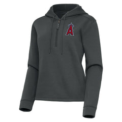 Los Angeles Angels Antigua Women's Contemporary Quarter-Zip Hoodie | MLB Sale