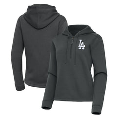 Los Angeles Dodgers Antigua Women's Contemporary Quarter-Zip Hoodie | MLB Online