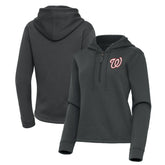Washington Nationals Antigua Women's Contemporary Quarter-Zip Hoodie | MLB For sale