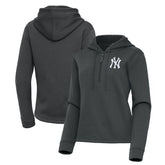 New York Yankees Antigua Women's Contemporary Quarter-Zip Hoodie | MLB On Sale