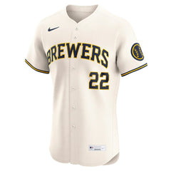 Christian Yelich Milwaukee Brewers Nike Home Elite Player Jersey | MLB Outlet