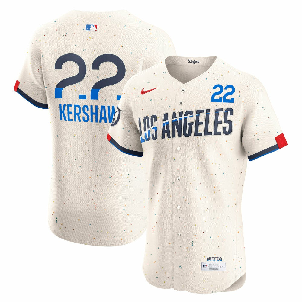 Clayton Kershaw Los Angeles Dodgers Nike City Connect Elite Jersey | MLB Discount