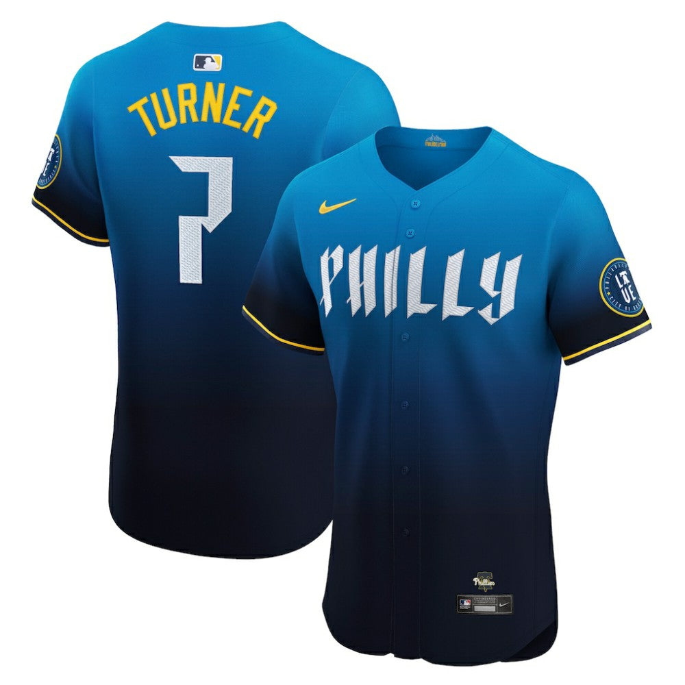 Trea Turner Philadelphia Phillies Nike City Connect Elite Jersey | MLB For sale