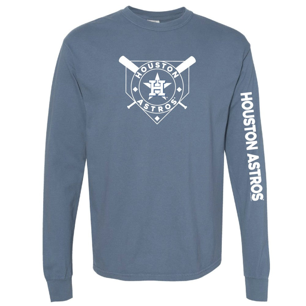 Houston Astros Soft as a Grape Women's Pigment Dye Long Sleeve T-Shirt | MLB Online