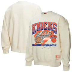 New York Knicks Women's Brush Bucket Pullover Sweatshirt Outlet