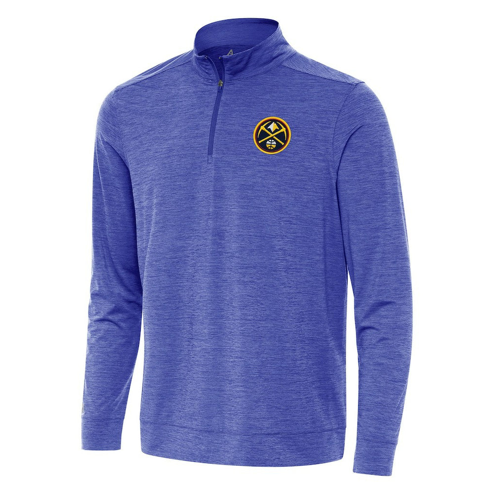 Denver Nuggets Antigua Bright Quarter-Zip Top sale Discount