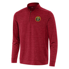 Denver Nuggets Antigua Bright Quarter-Zip Top sale Discount