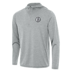 Brooklyn Nets Antigua Tidy Quarter-Zip Hoodie On Sale