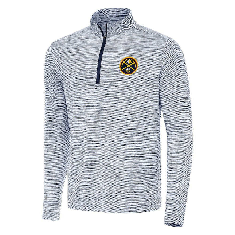 Denver Nuggets Antigua Cause Quarter-Zip Top sale Online