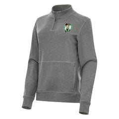 Boston Celtics Antigua Women's Crush Quarter-Zip Fleece Sweatshirt Discount