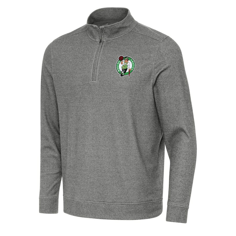 Boston Celtics Antigua Subtle Quarter-Zip Sweatshirt Discount