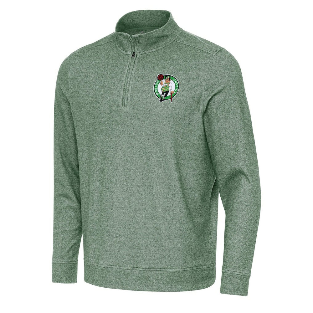 Boston Celtics Antigua Subtle Quarter-Zip Sweatshirt Online