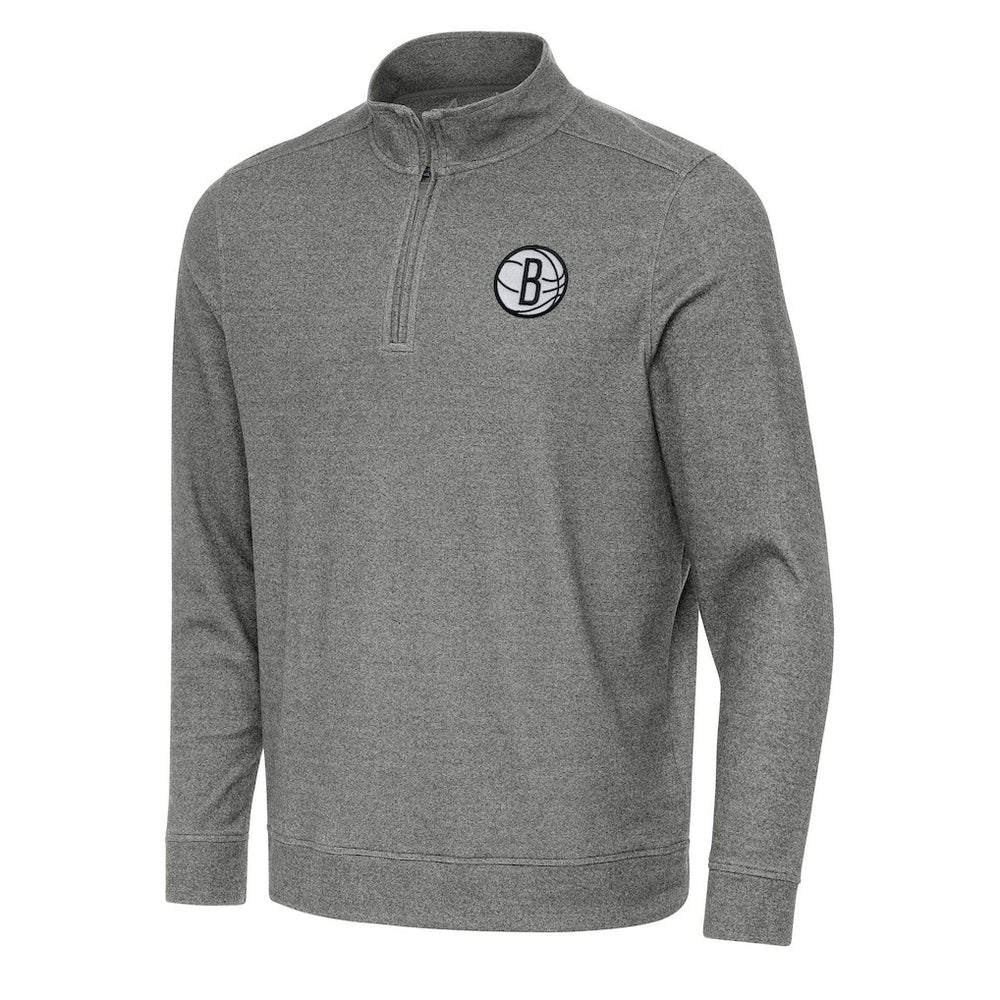 Brooklyn Nets Antigua Subtle Quarter-Zip Sweatshirt Online