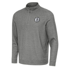 Brooklyn Nets Antigua Subtle Quarter-Zip Sweatshirt Online